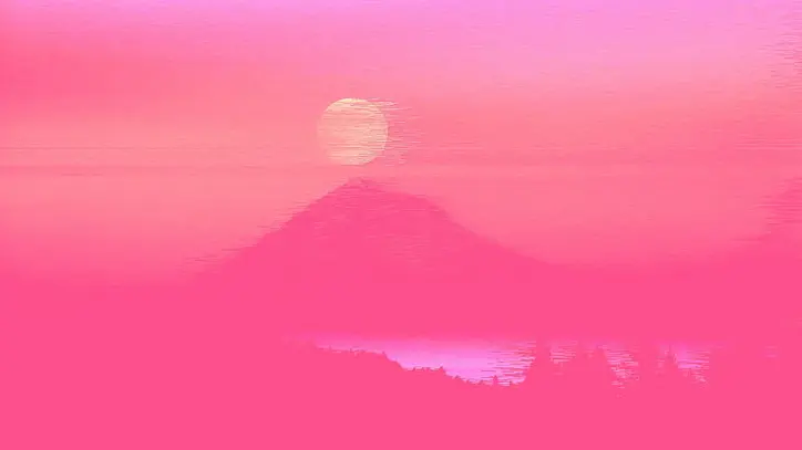 Pink Color, Neon Aesthetic Wallpaer